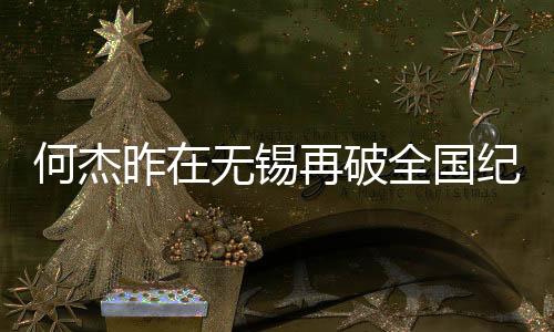 何杰昨在無(wú)錫再破全國(guó)紀(jì)錄 中國(guó)馬拉松跑進(jìn)206時(shí)代