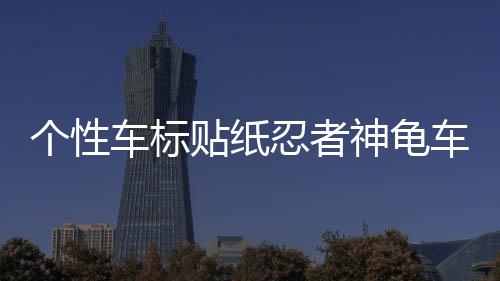 個性車標(biāo)貼紙忍者神龜車貼大眾車尾貼高爾夫6GTI邁騰CC新POLO途觀