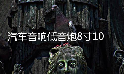 汽車音響低音炮8寸10寸12寸低音喇叭密封箱體實木無源箱蜂窩式箱