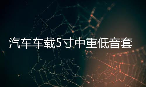 汽車車載5寸中重低音套裝喇叭適用寶駿510標(biāo)致賽歐車門音響改裝