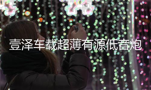 壹澤車(chē)載超薄有源低音炮重低音汽車(chē)改裝音響專(zhuān)用座椅10寸藍(lán)牙音箱