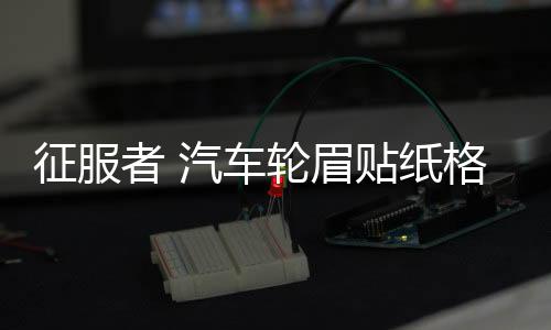 征服者 汽車輪眉貼紙格子旗劃痕遮擋車貼 個(gè)性創(chuàng)意前后保險(xiǎn)杠貼紙