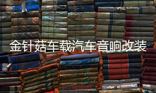 金針菇車載汽車音響改裝套裝喇叭揚聲器6.5寸重低音同軸喇叭高音