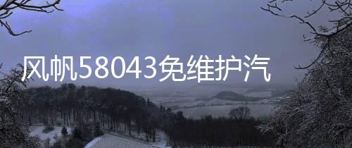 風(fēng)帆58043免維護汽車電瓶80AH適配奧迪寶馬奔馳路虎神行者發(fā)現(xiàn)者