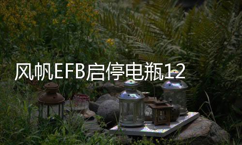 風(fēng)帆EFB啟停電瓶12V70A汽車電瓶適配奧迪A3帕薩特標(biāo)志408英朗途觀