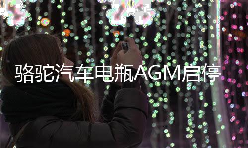 駱駝汽車電瓶AGM啟停蓄電池80ah適配凱迪拉克別克君威雪佛蘭奔馳