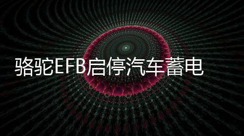 駱駝EFB啟停汽車蓄電池12V75AH福特?？怂挂砘J界蒙迪歐原裝電瓶