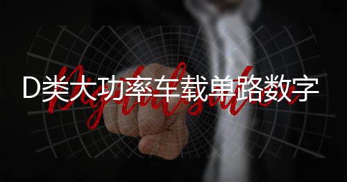 D類大功率車載單路數(shù)字雙音圈超重純低音專推無源低音炮功放500w