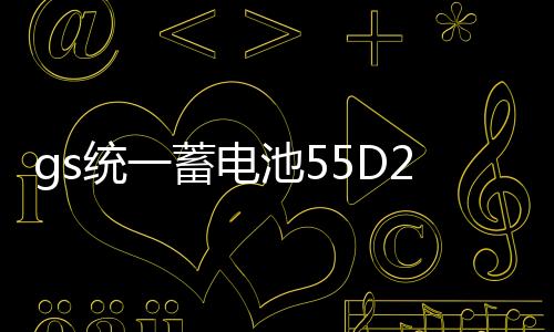 gs統(tǒng)一蓄電池55D23L-KR適配豐田卡羅拉花冠比亞迪雅閣汽車(chē)電瓶12v