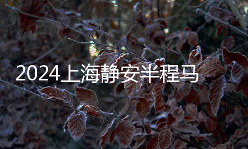 2024上海靜安半程馬拉松開跑 逾六成選手來自外省市